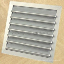 HVAC Systems Ventilation White Color Aluminum Gravity Louvers